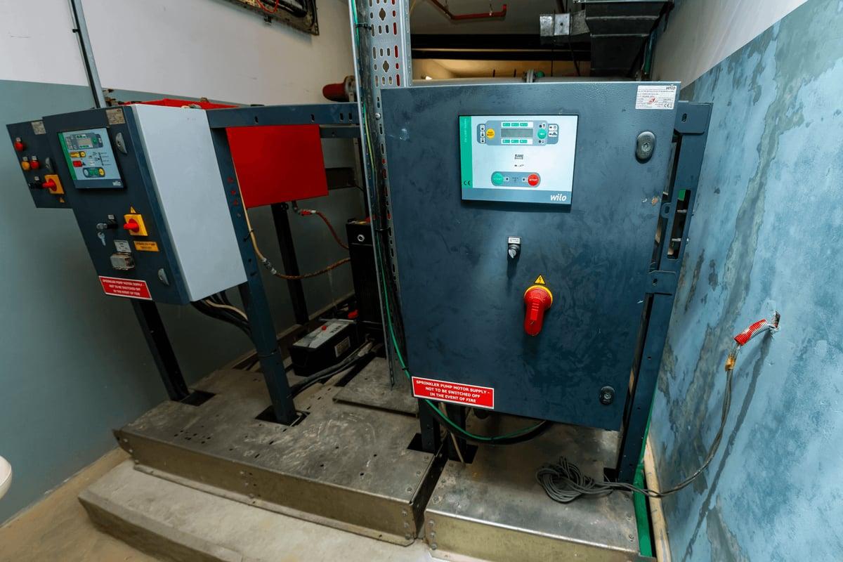 Fire pump control panel